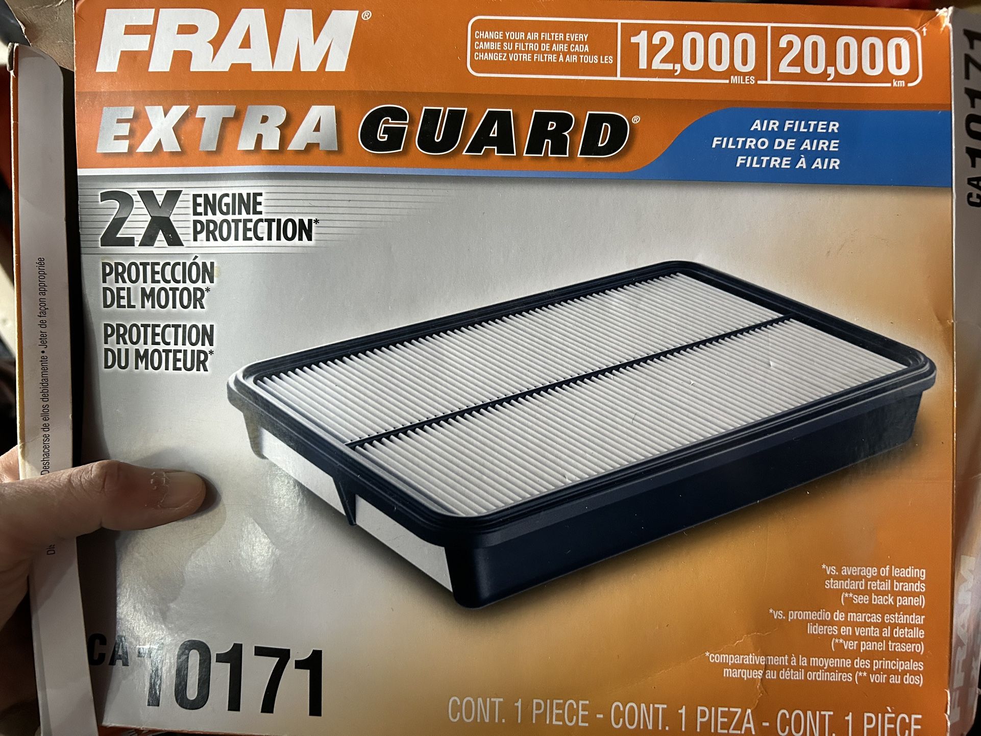 Free Fram Ca10171 Air Filter 