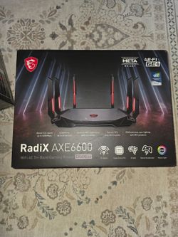 MSI  AXE6600 ROUTER RGB