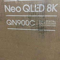 SAMSUNG 85-Inch Class Neo QLED 8K QN900C Series Mini LED Quantum HDR Smart TV with Infinity Screen, Dolby Atmos, Object Tracking Sound Pro, Alexa Buil