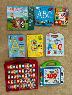 Kids Books set Toddler Learning Leap Frog Sound Book Learning