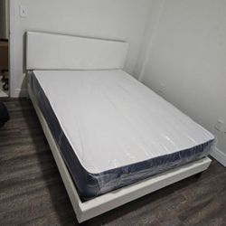 New Queen Size Bed Frame With Mattress White Bed Mattress Included Cama Queen 