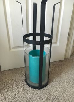 Flame less candle and holder