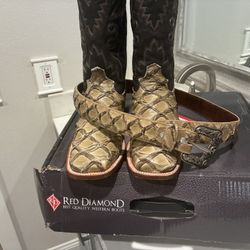 Botas de pescado con cinto originales