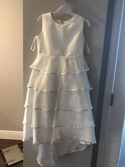 Flower girl white dress