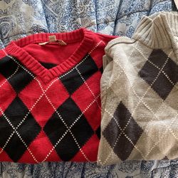 Boys Red Sweater  Size 7/8