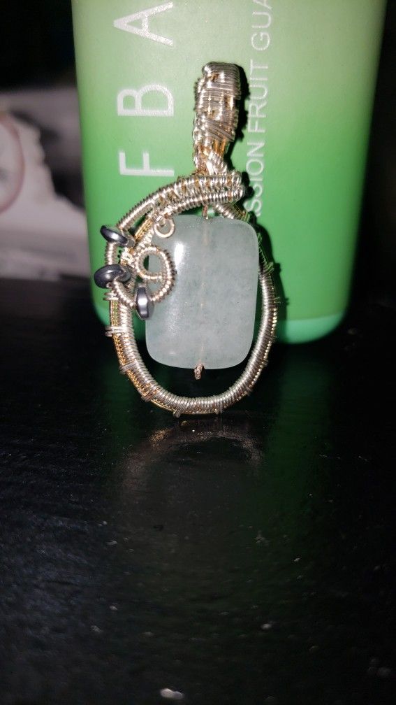 Hand Made Wire Wrapped Pendant 