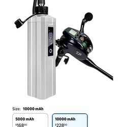 Battery powered Super mini Electric Fishing Reel with LED display