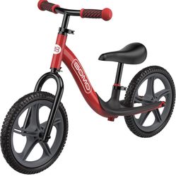 Gomo 12" Kids' Balance Bike - Red / Gray