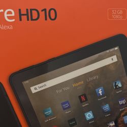 Fire HD 10 With Alexa Tablet 32 GB