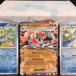 Greninja EX TERA complete holofoil bundle (pokemon tcg)