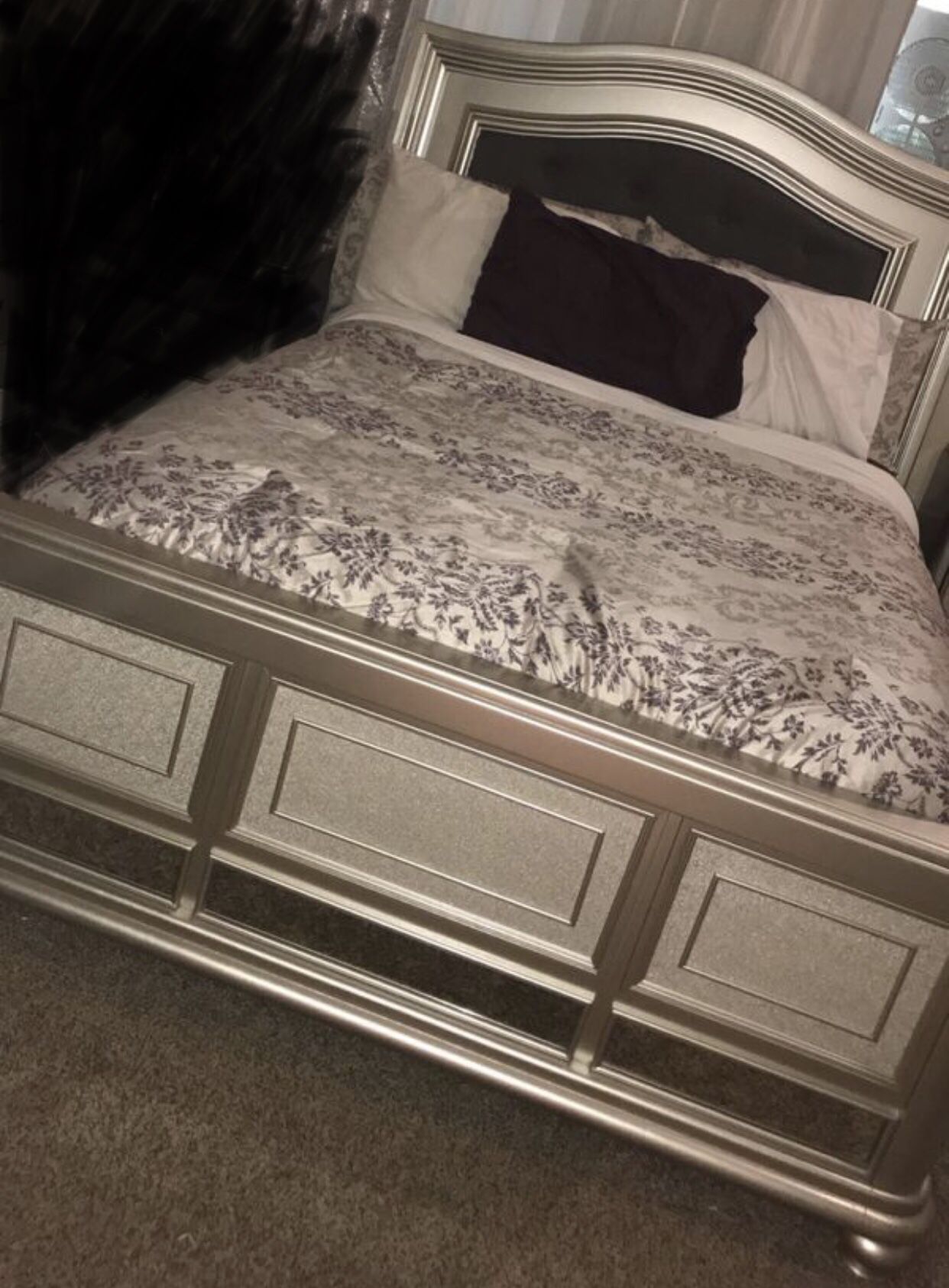 Queen bed and mattress ONLY