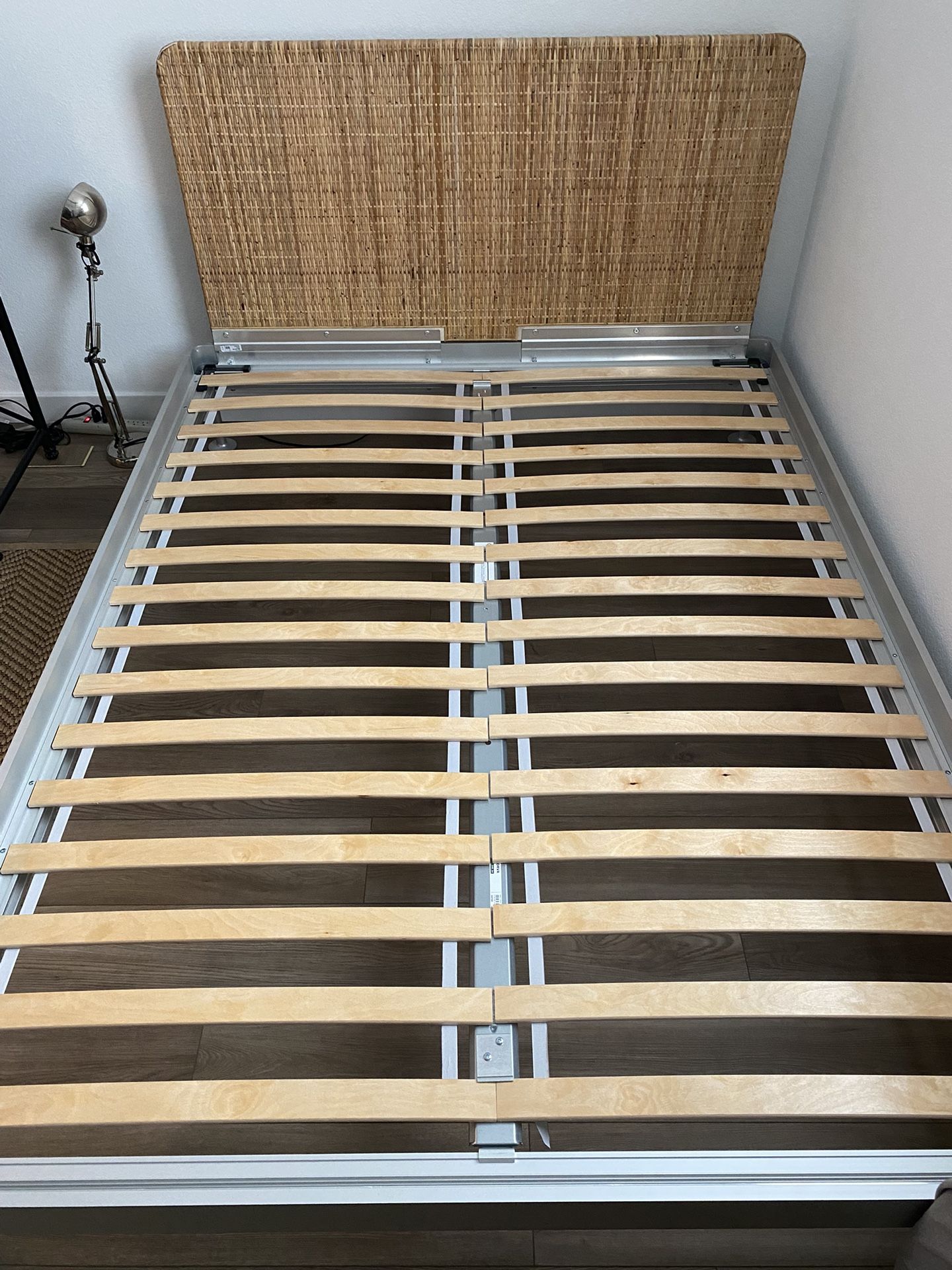 Solid Ikea Delaktig Bed Frame