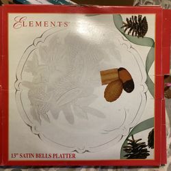 Elements 13’ Satin Bells Platter