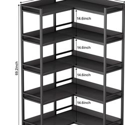 corner bookshelf