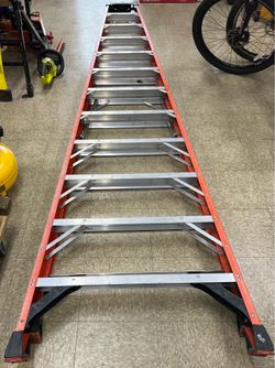WERNER Twin Fiberglass 12’ Step Ladder - NXTA12