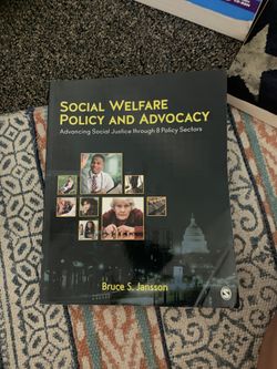 Social Welfare Policy/ Advocacy textbook