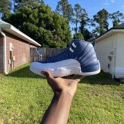 Air Jordan Retro 12 Indigo Sz 9.5 Preowned OG ALL