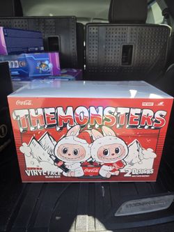 POPMART LABUBU The Monsters Coca Cola Vinyl Face SEALED CASE