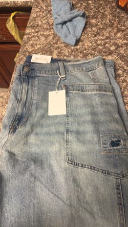 Jessica Simpson Women's and Women's Plus Cherry Cropped Patchwork Barrel Jeans, 25" Inseam, Sizes 2-24W