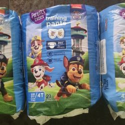 Diapers/training Pants Paw Patrol , Size 2T-3T, 3T-4T, 4T-5T