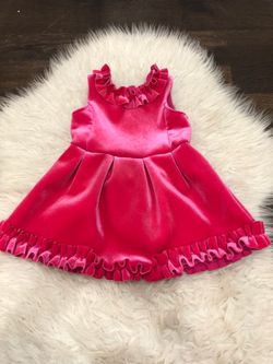 Pink baby girl dress 18 mths