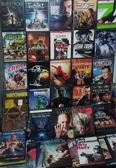 Lot of 52 DVDs and 4Box Sets Resellers Deal Classics Marvel, DC Comedy Etc