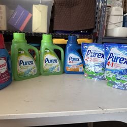 Laundry Detergent, Pods and Liquid. Pyrex and Persil
