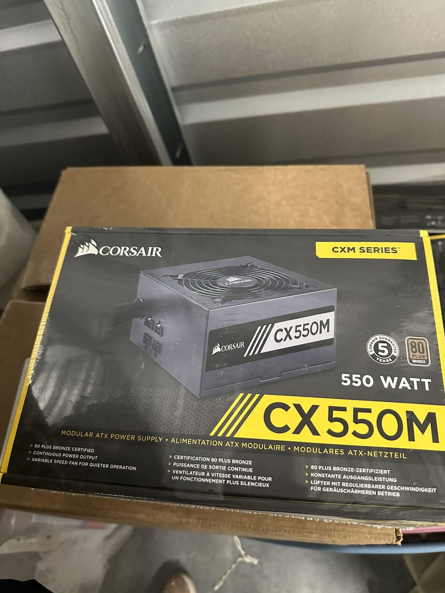 Corsair 550w Bronze 80 Power Supply