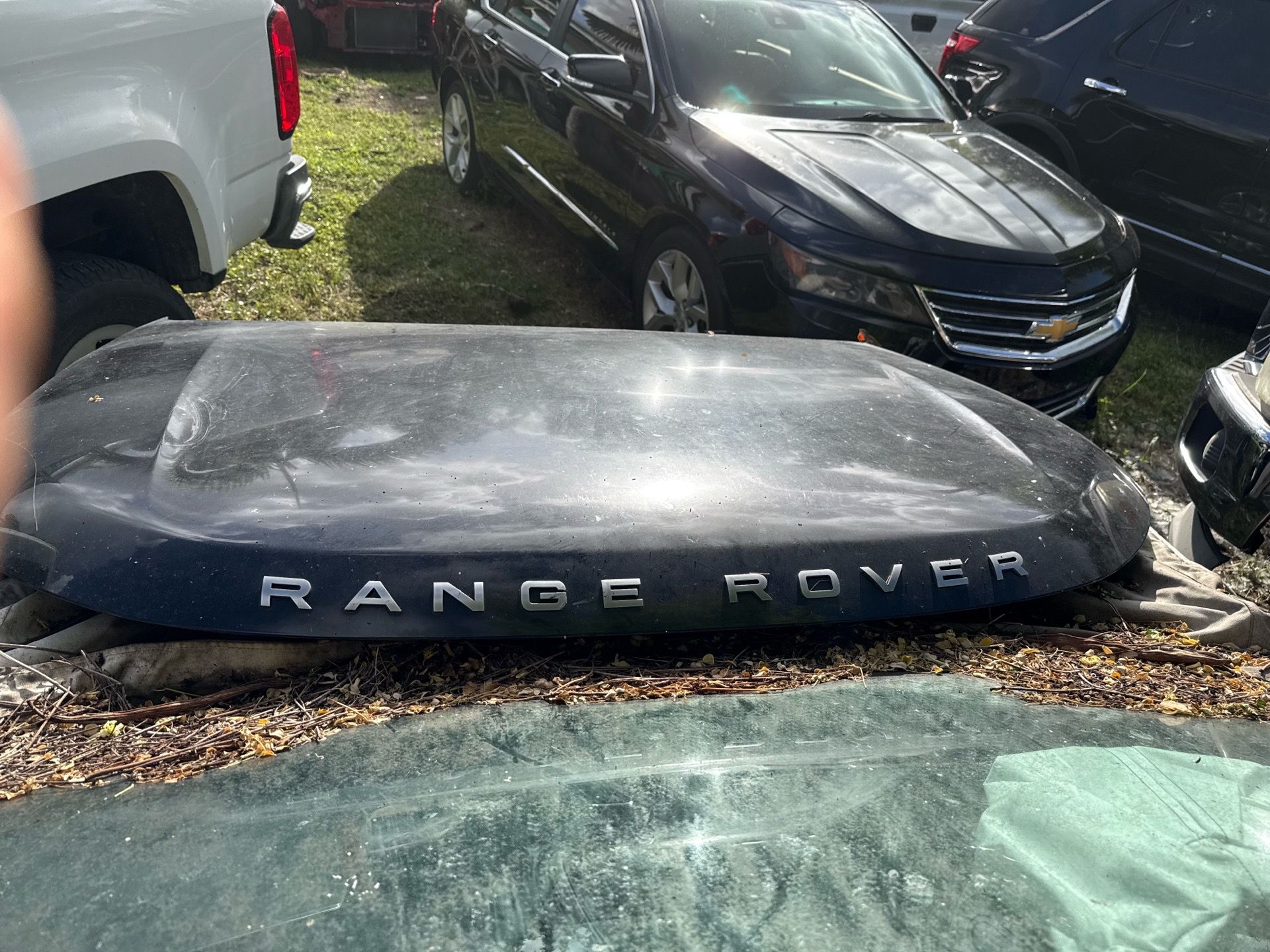 OEM Range Rover Velar Front Hood Panel - Black