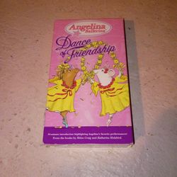 Angelina Ballerina : Dance of Friendship VHS Tape 2004 Hit Entertainment Cartoon