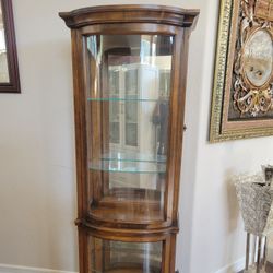 Curio Showcase Display Cabinet Hutch