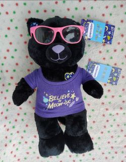 Build A Bear Fall 2022 Halloween Believe in Meow-Gic Black Kitty w/ Accessories