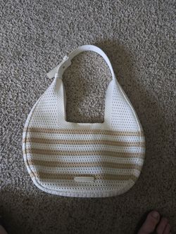 Charles & Keith Ida Knitted Striped Hobo Bag