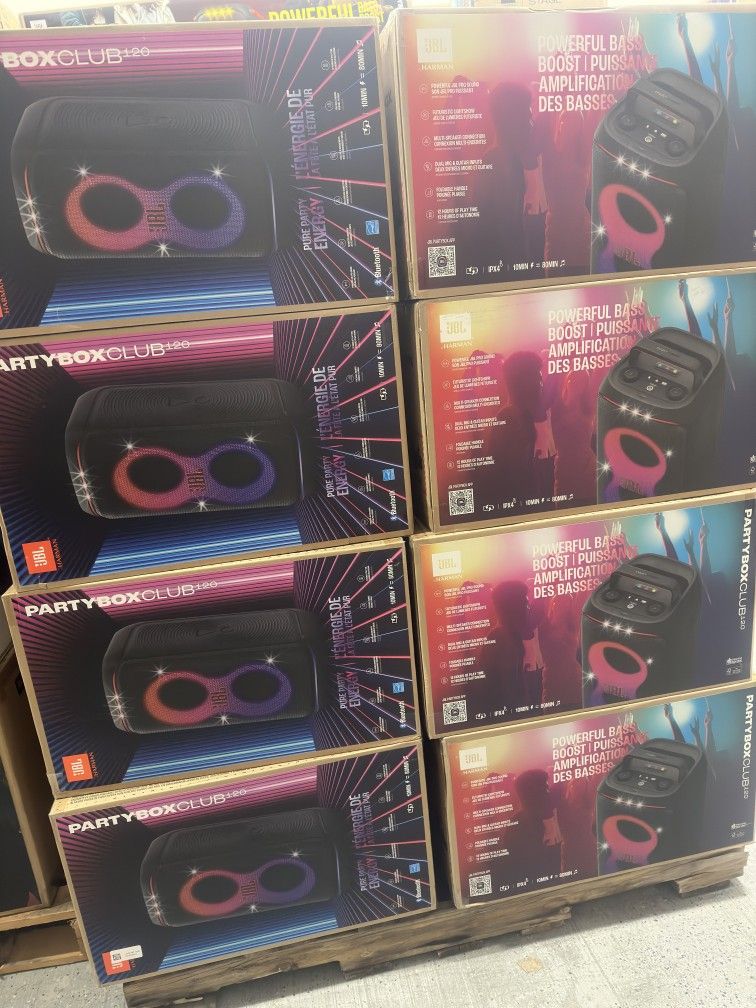 JBL Partybox 120. Rechargeable Battery. Pick Up Today Pay In 💯 days