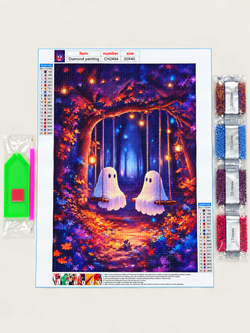 Ghosts on Swings DIY Diamond Painting Kit 30 x 40 cm - CH2494
