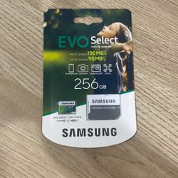 Samsung EVO Select 256GB microSD Card w/ SD Adapter