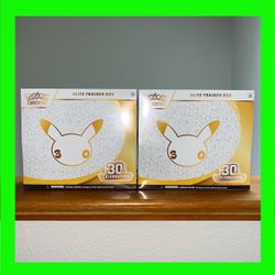 🔥30th Pokemon Elite Trainer Boxes (2 available)