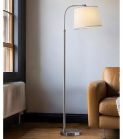 62 “ Silver Floor Lamp For Living Rooms (like NEW)