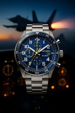 NEW Citizen Eco-Drive Men's Chronograph Calendar Silver Watch 43MM Open To Offers