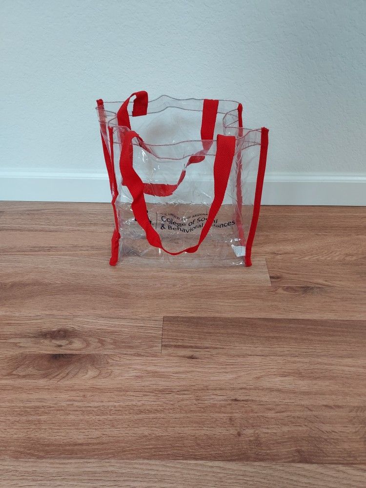 Clear Plastic TOTE UofA College of Social & Behavioral Sciences