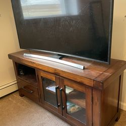 Hardwood TV Stand
