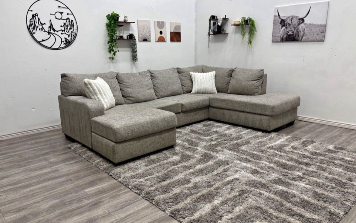Gray Sectional Couch - Free Delivery