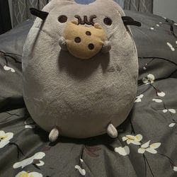 Pusheen Cat with Cookie Plush