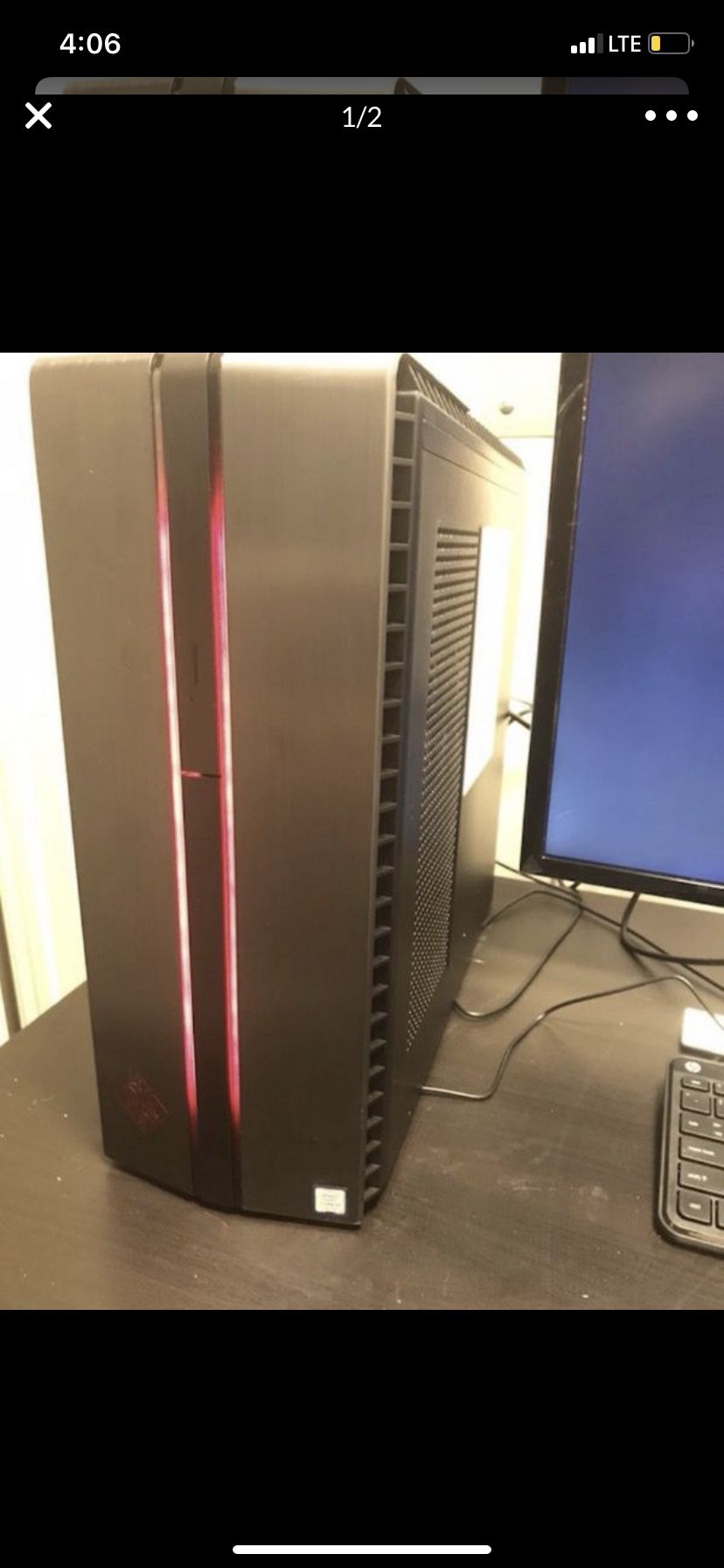 Gaming PC Hp omen 16GB memory Nvidia GeForce RTX 2060 Super