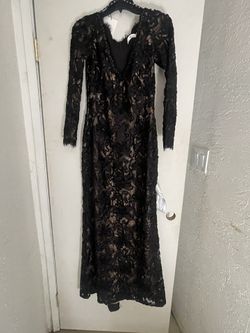 Beautiful Black Lace Evening Gown