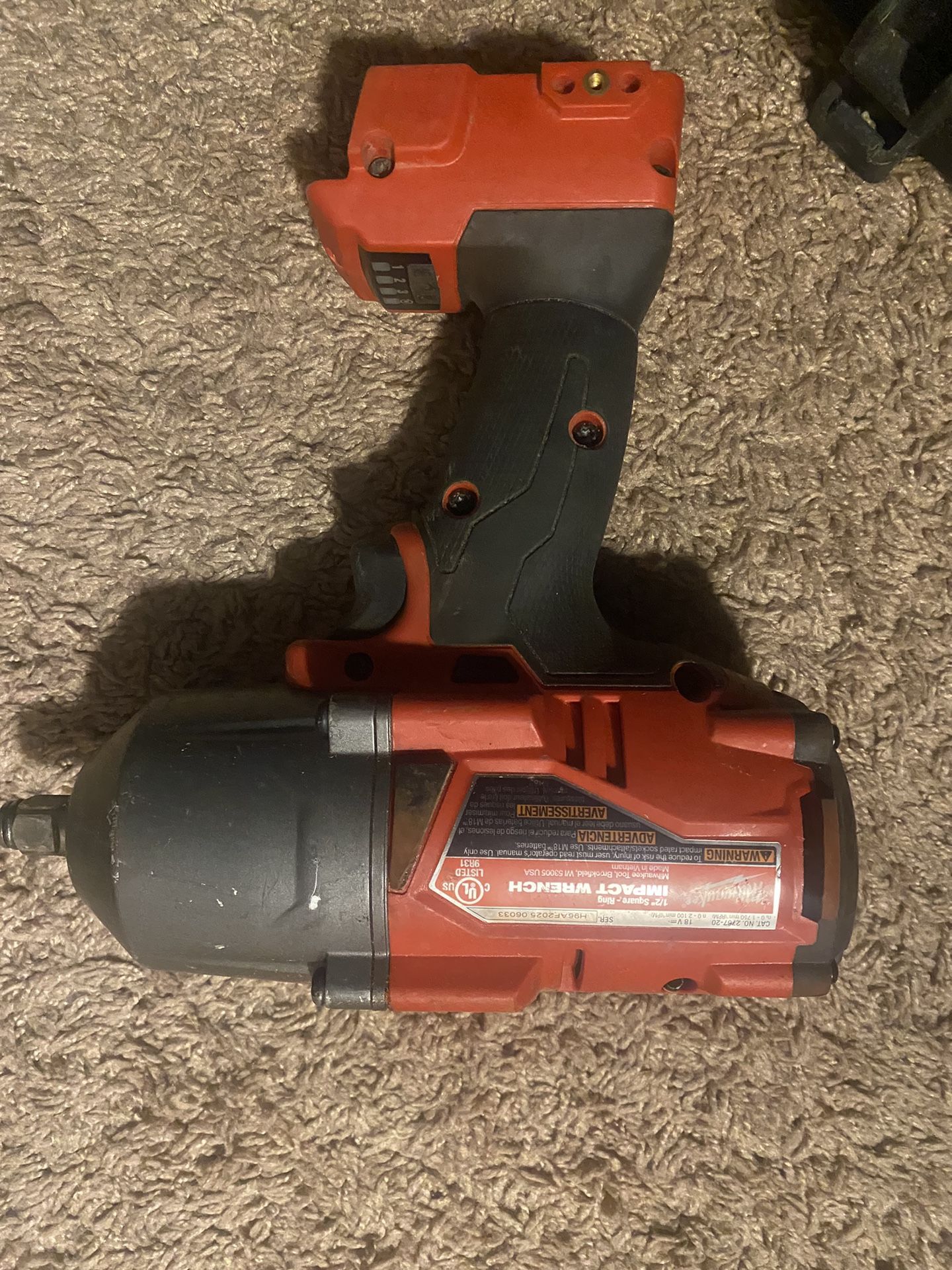 Milwaukee M18 1/2 Inch Impact