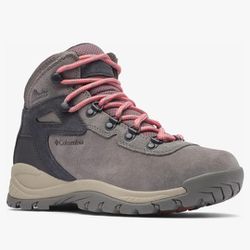 Columbia Hiking Boots Women's Stratus/Rose Newton Ridge Plus Amped Sz. 8 WIDE
