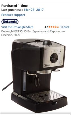 Delonghi Espresso model EC155 used