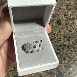 VVs Lab Diamond Cuban Ring 