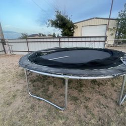 2 Trampolines 1 With Net 1 Without 75$ Each 